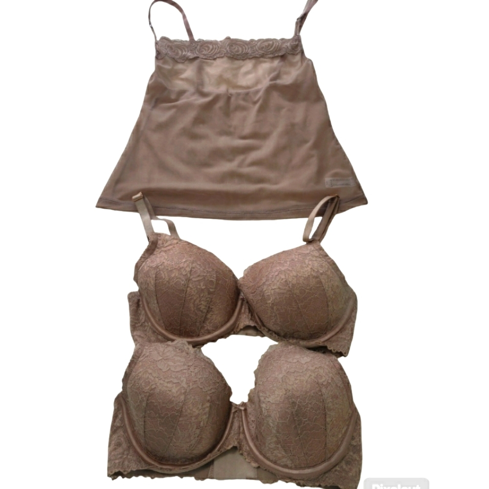 Taupe Bra & Cami Bundle.
